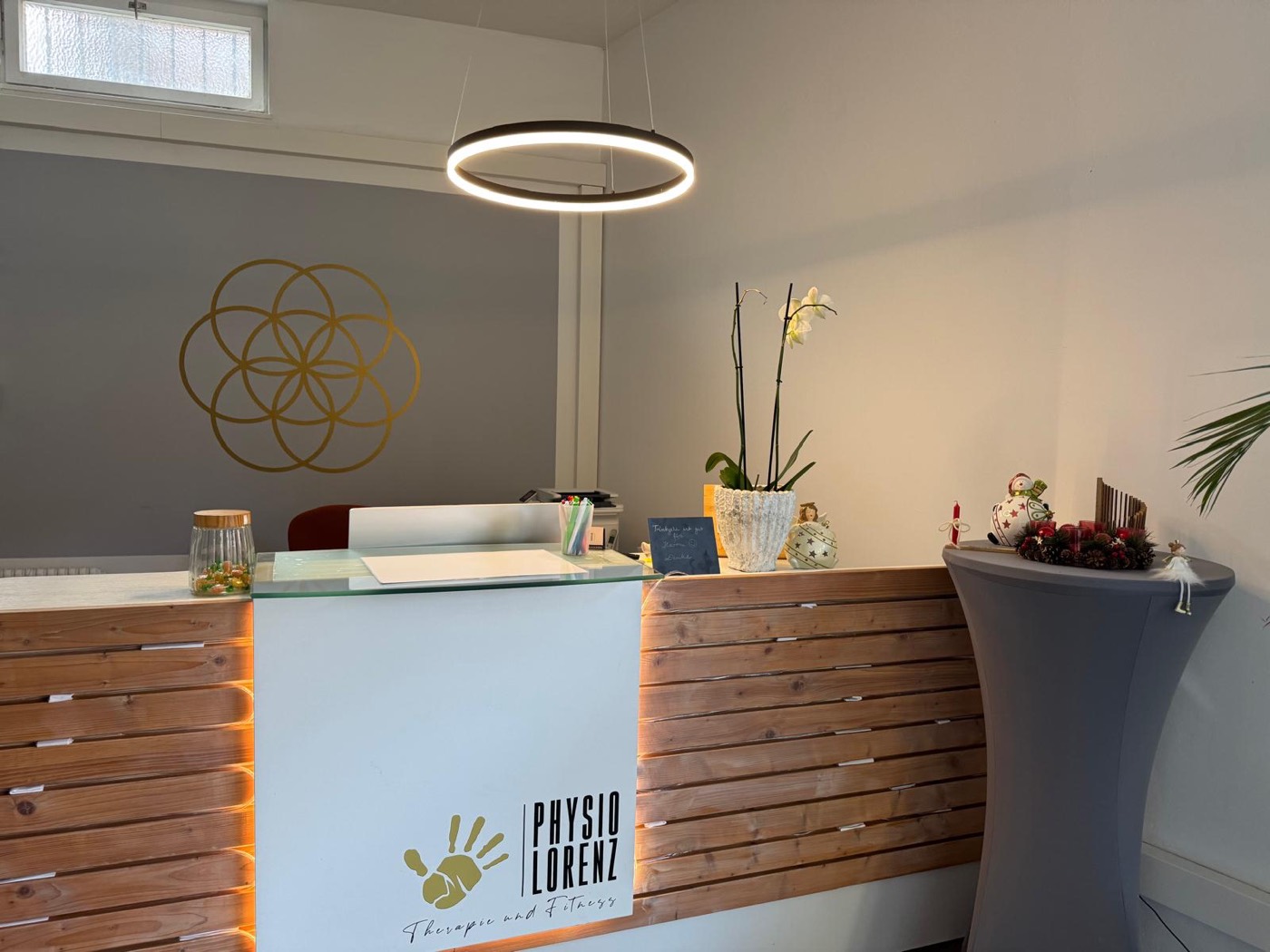 Empfang der Praxis Physio Lorenz in Besigheim