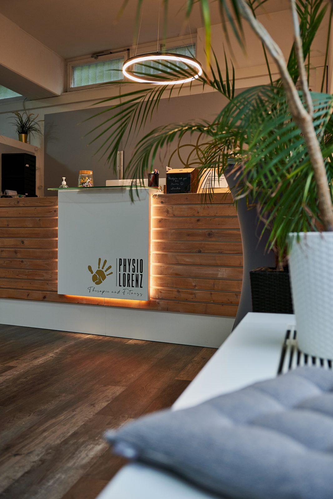 Empfang der Physiotherapie-Praxis Physio Lorenz in Besigheim